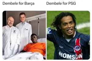 今日趣图：登子！你在巴萨不是这样的啊这是你该有的射门吗？